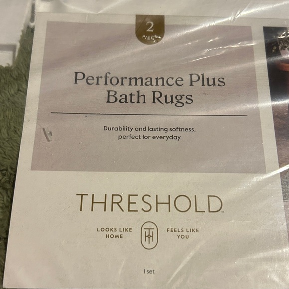 Threshold Performance Plus Bath Rugs - Olive - Picture 2 of 4